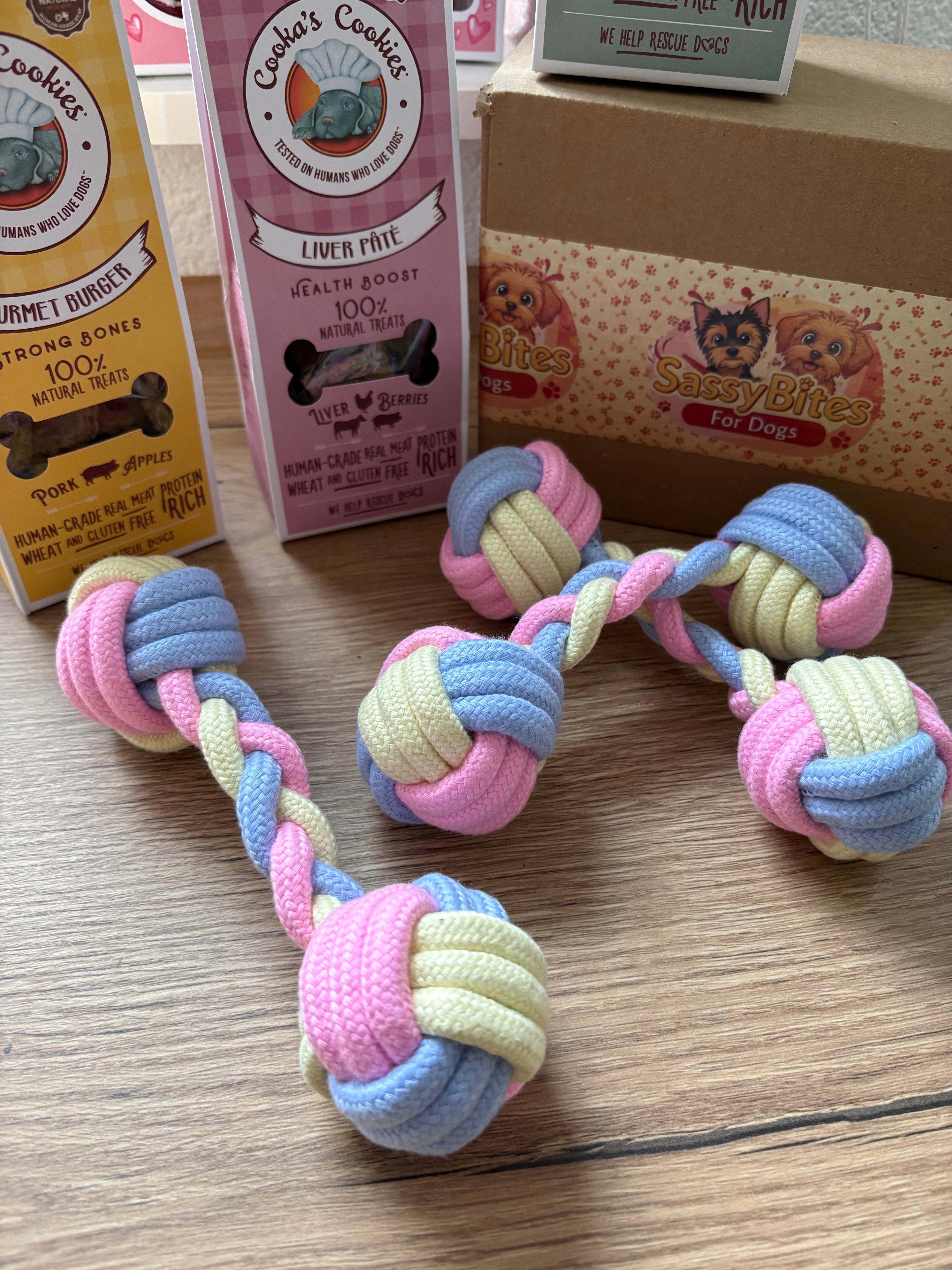 Kau-Spielzeug Pastell