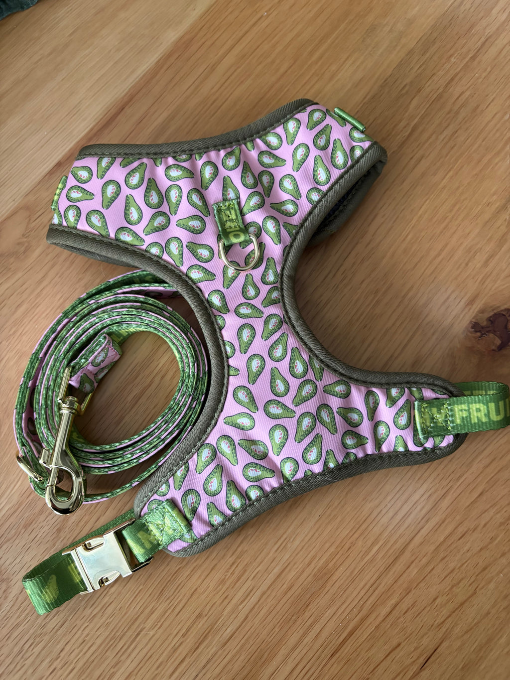 Hundegeschirr Avocado Kiss inkl. Leine