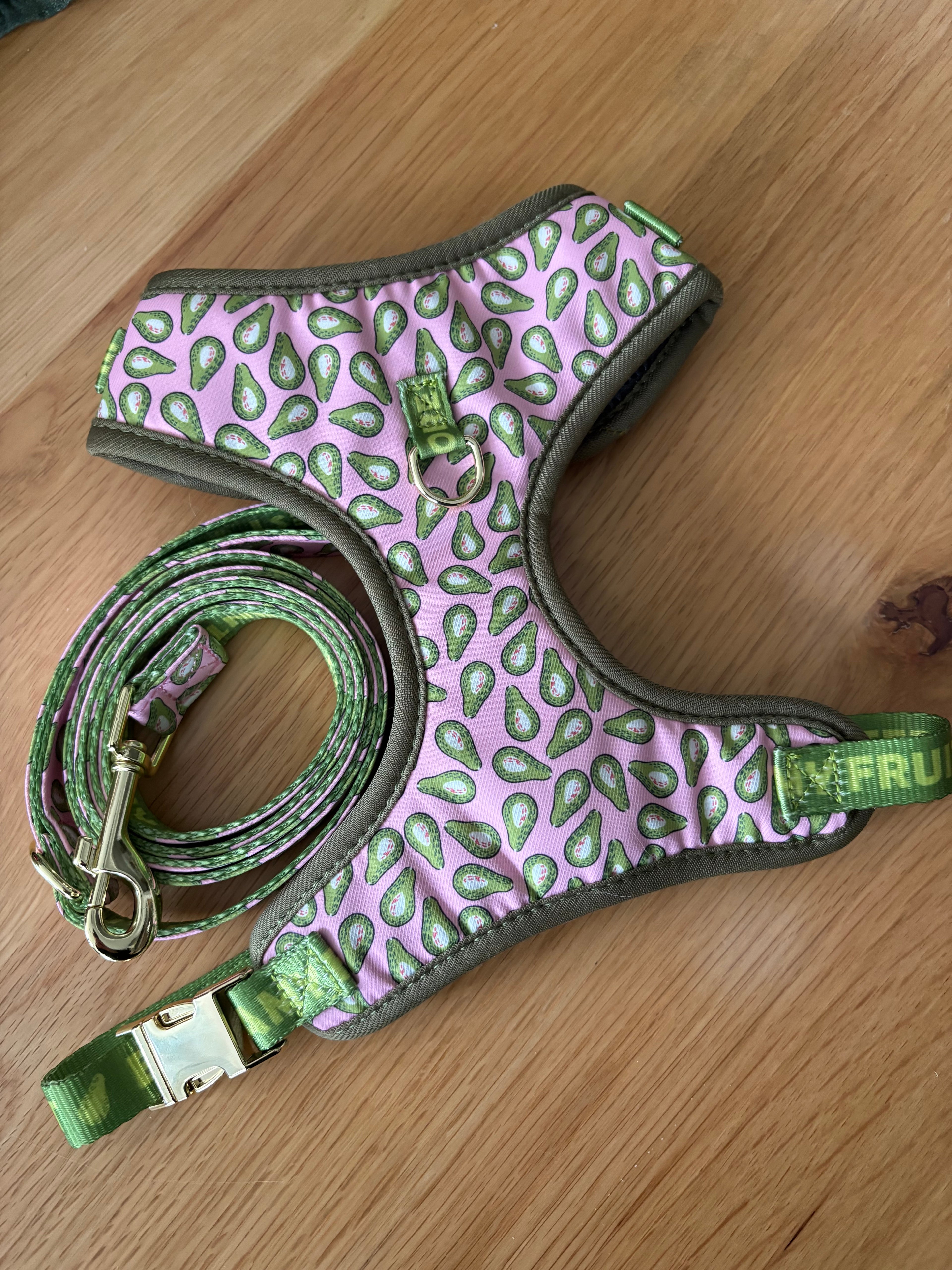 Hundegeschirr Avocado Kiss inkl. Leine