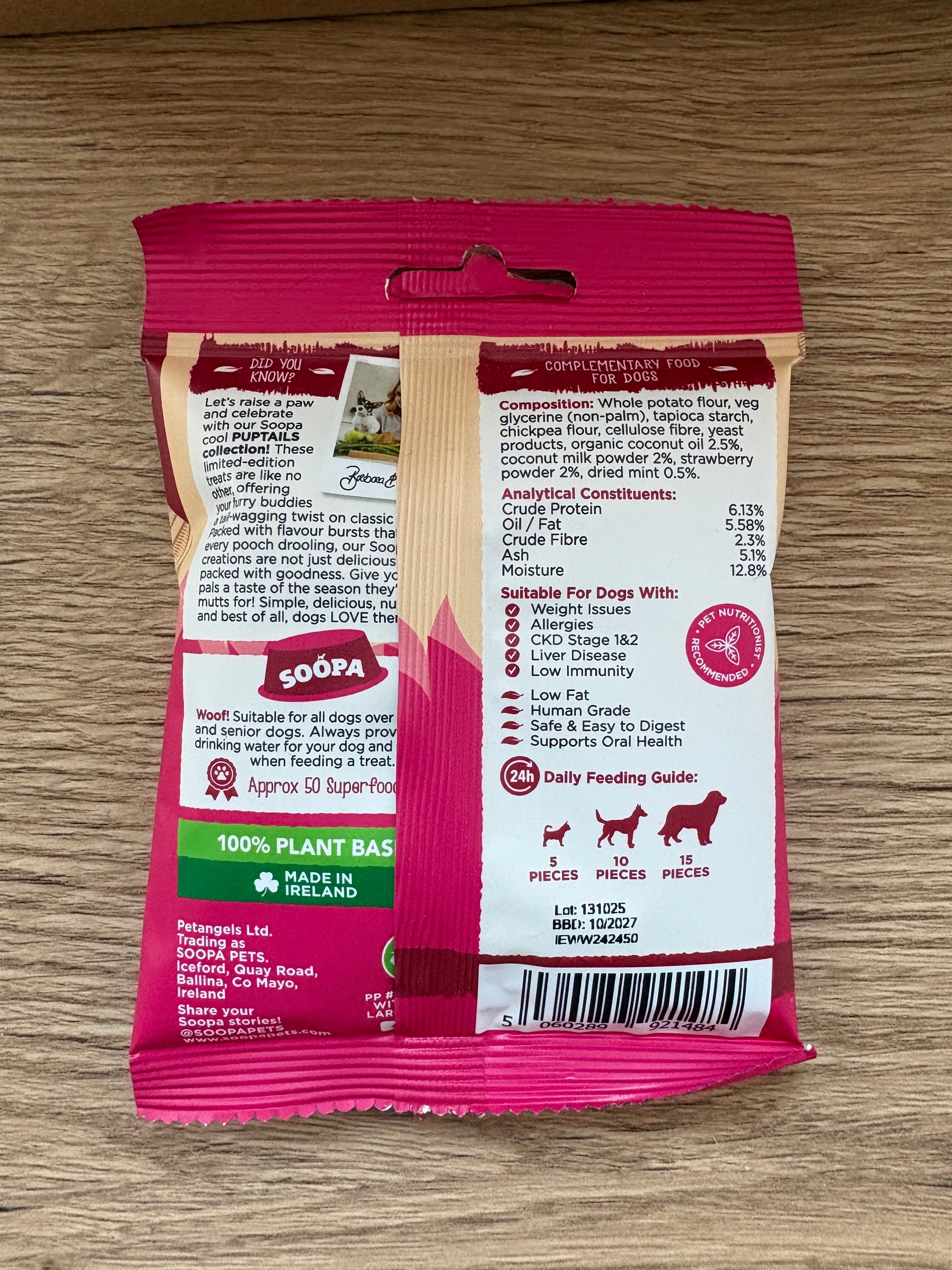 Soopa Strawberry Dog-Quiri