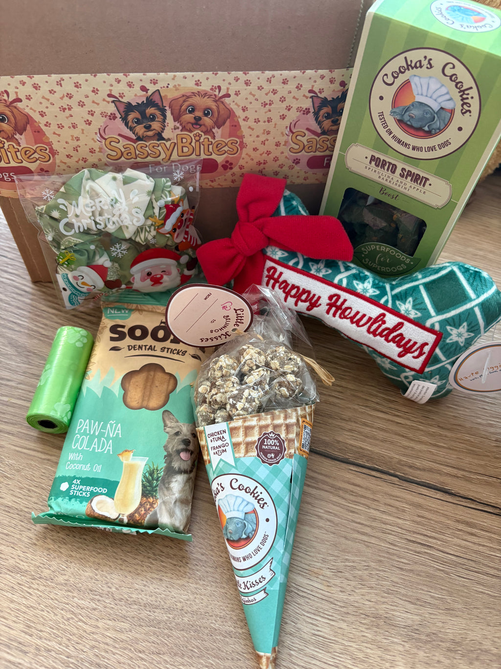 Weihnachtsbox Blau-Grün