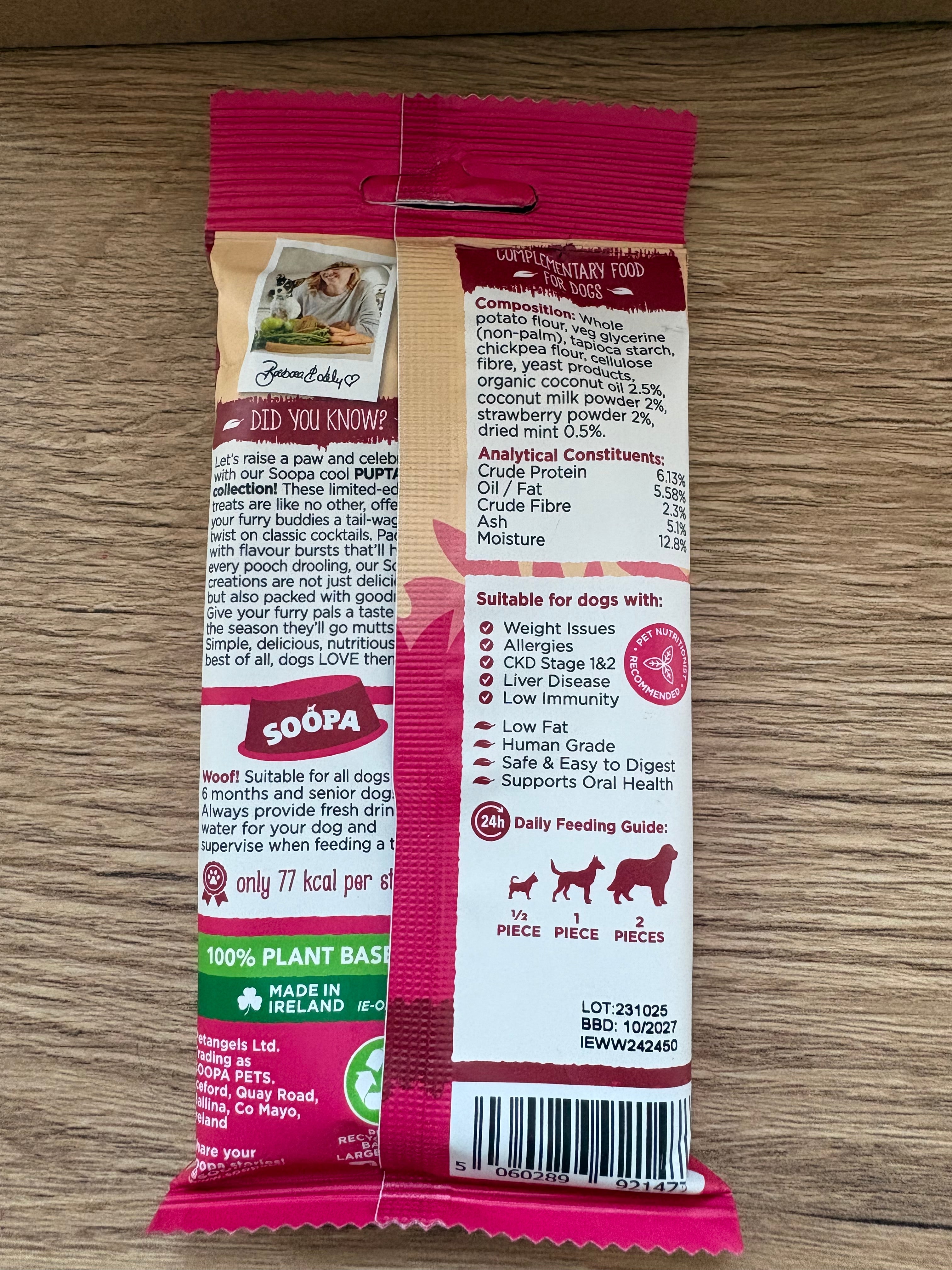 Soopa Strawberry Dog-Quiri