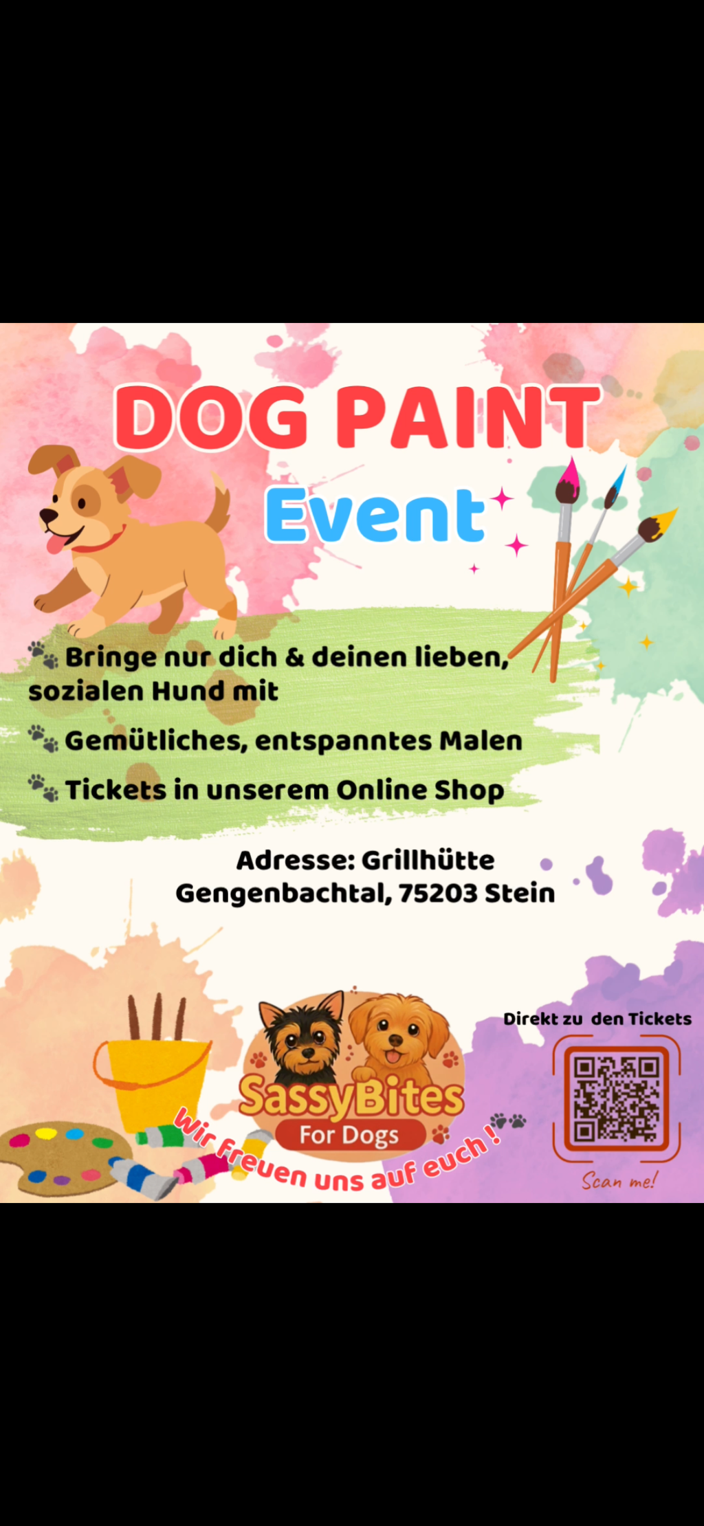 Dog Paint Event 24.04.26 // 18-20 Uhr