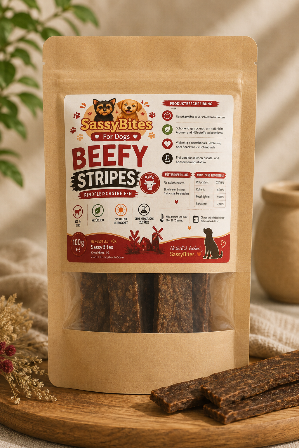 Beefy Stripes - Rindfleischstreifen