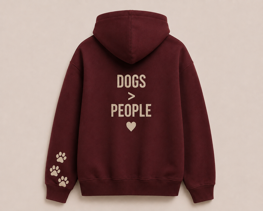 Dogs > People Hoodie