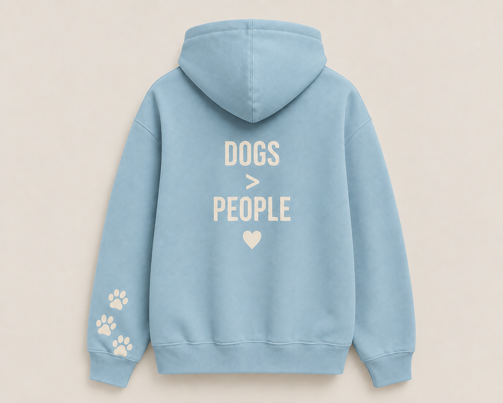 Dogs > People Hoodie