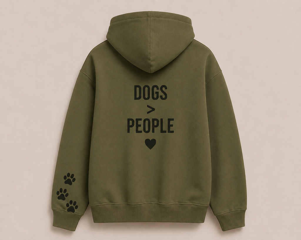 Dogs > People Hoodie
