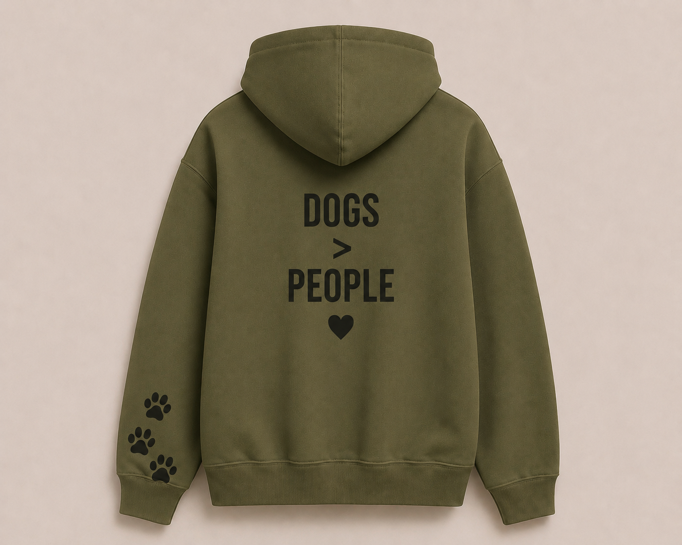 Dogs > People Hoodie