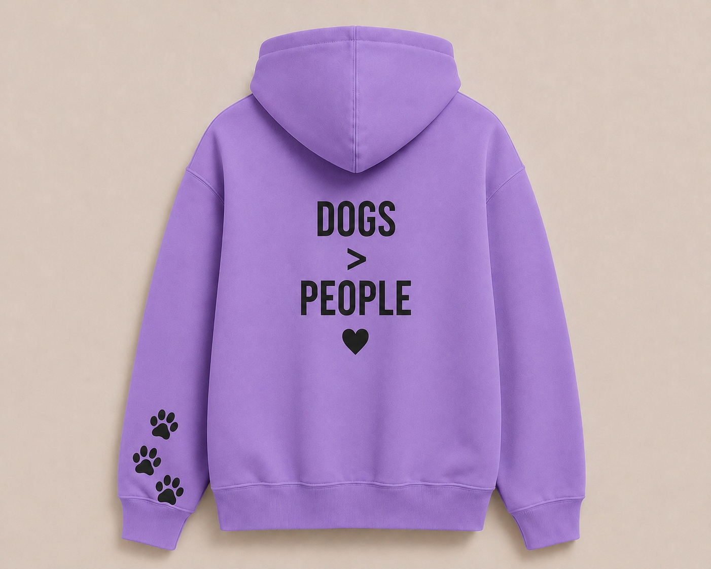 Dogs > People Hoodie