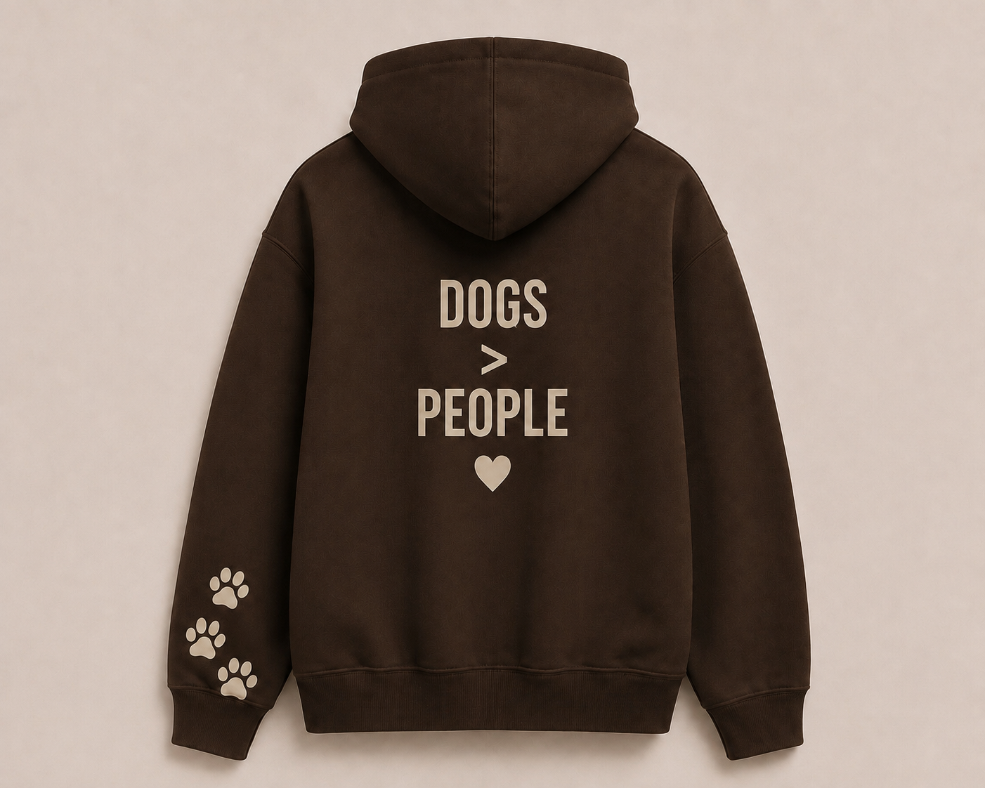 Dogs > People Hoodie