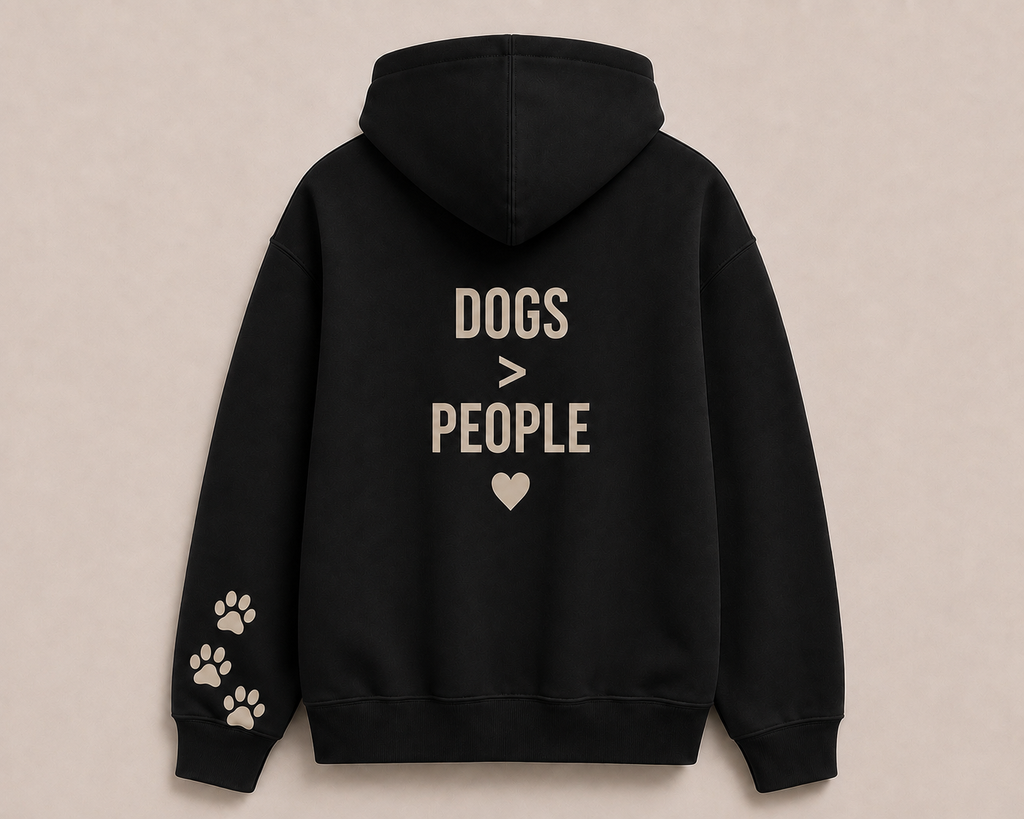 Dogs > People Hoodie