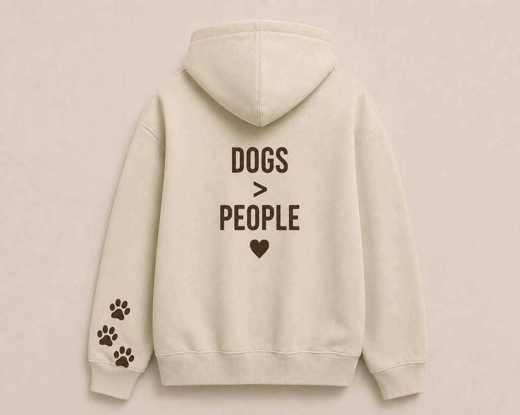 Dogs > People Hoodie
