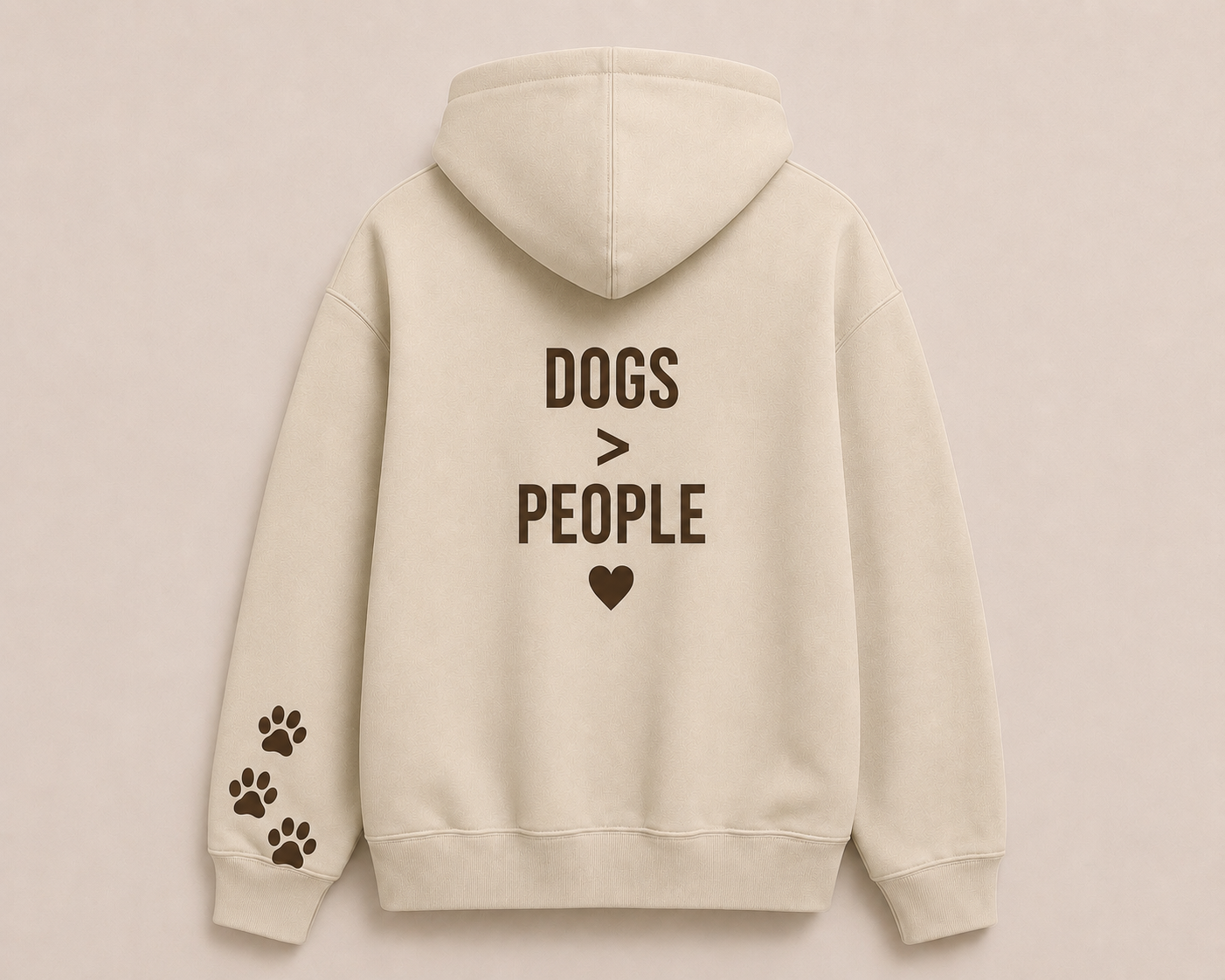 Dogs > People Hoodie