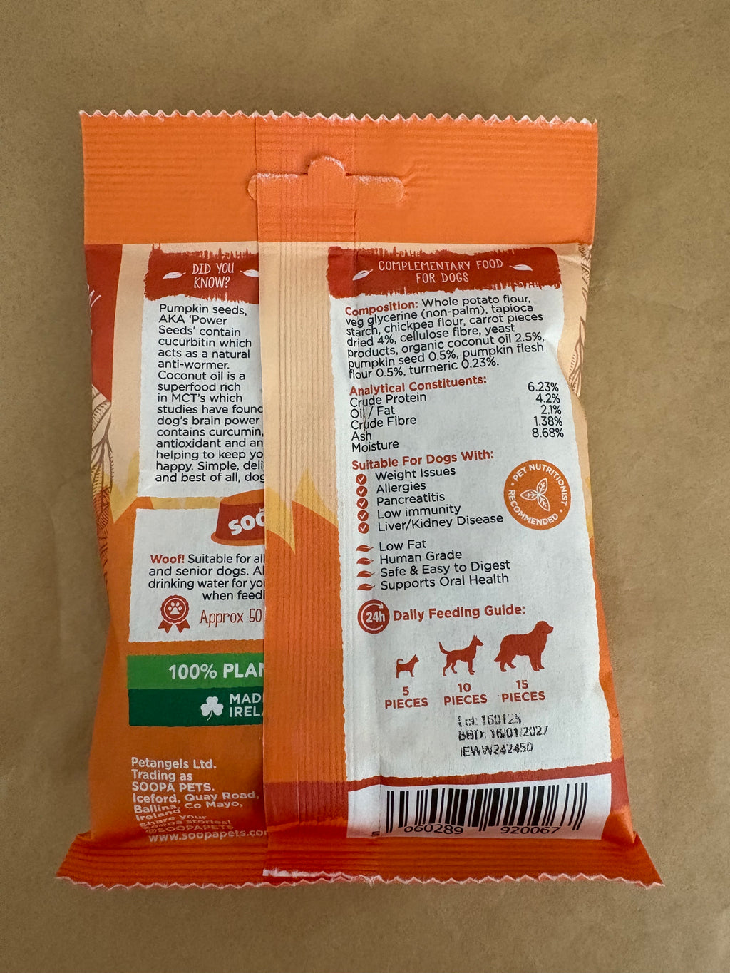 Leckerei Karotten + Kürbis