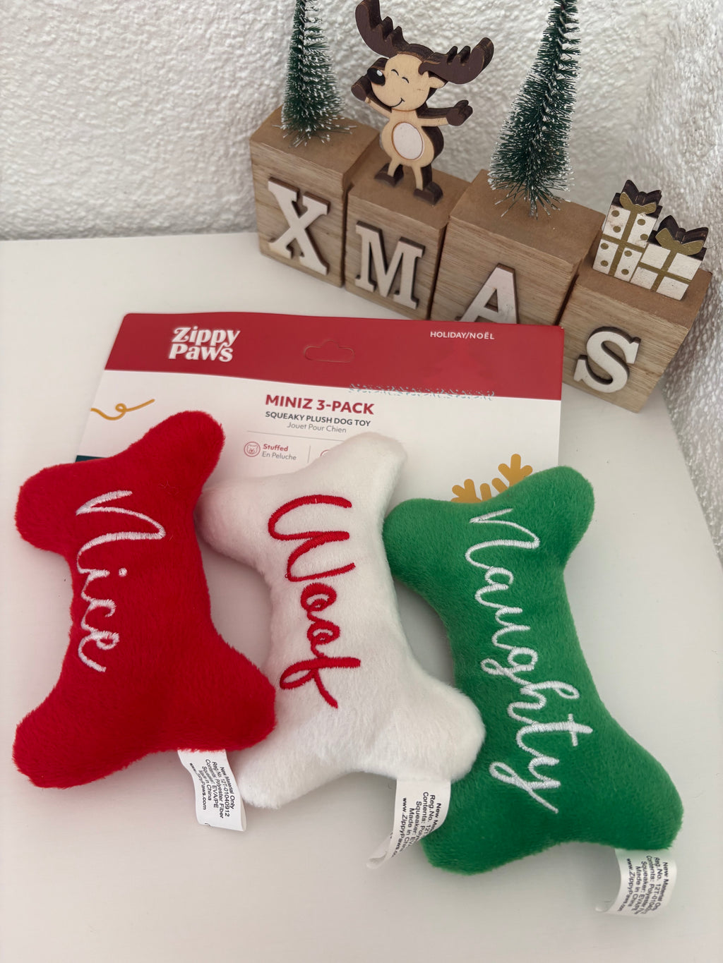 Mini Naughty&Nice Knochen