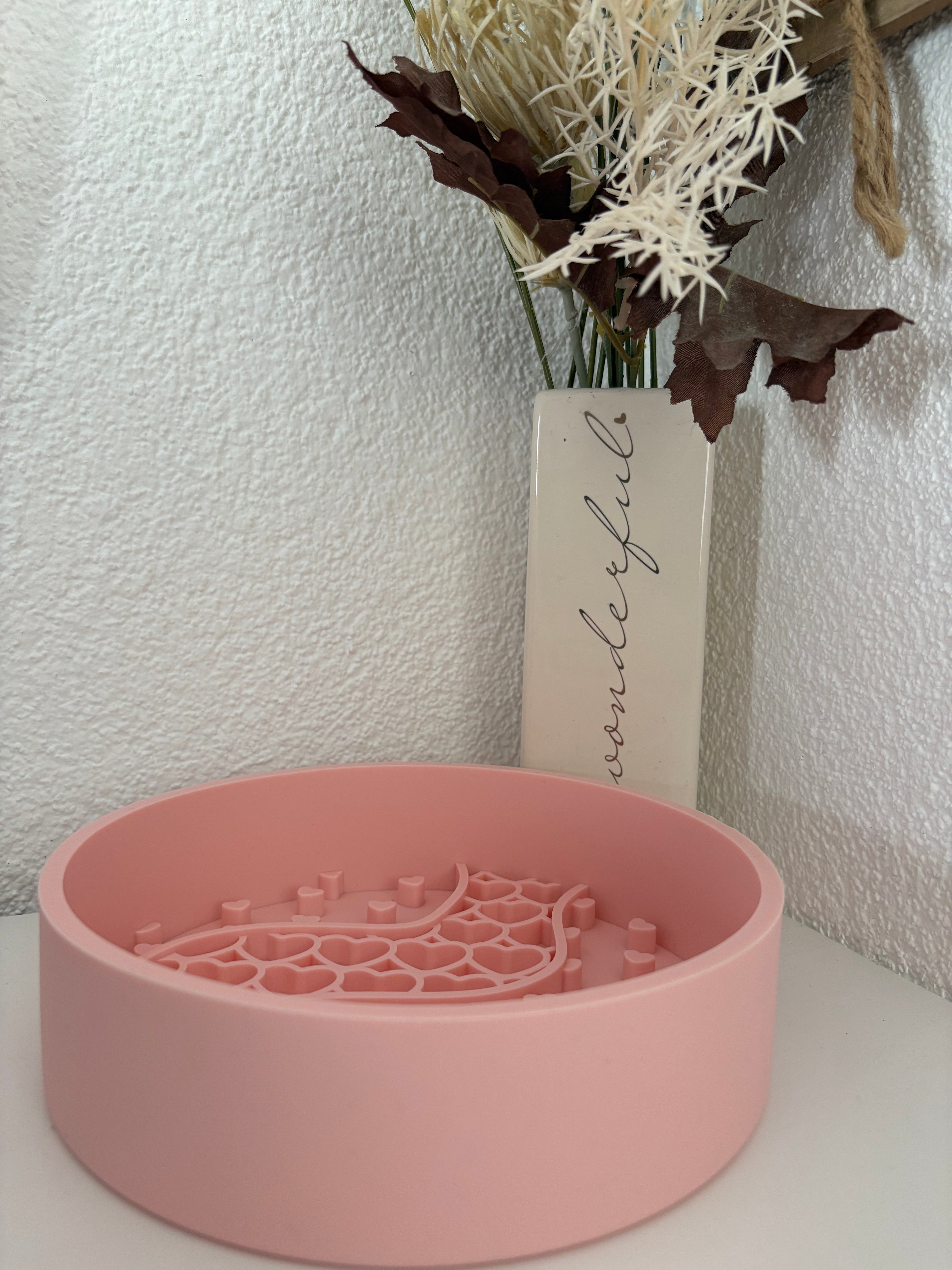 Silikon Slow Feeder - Rosa