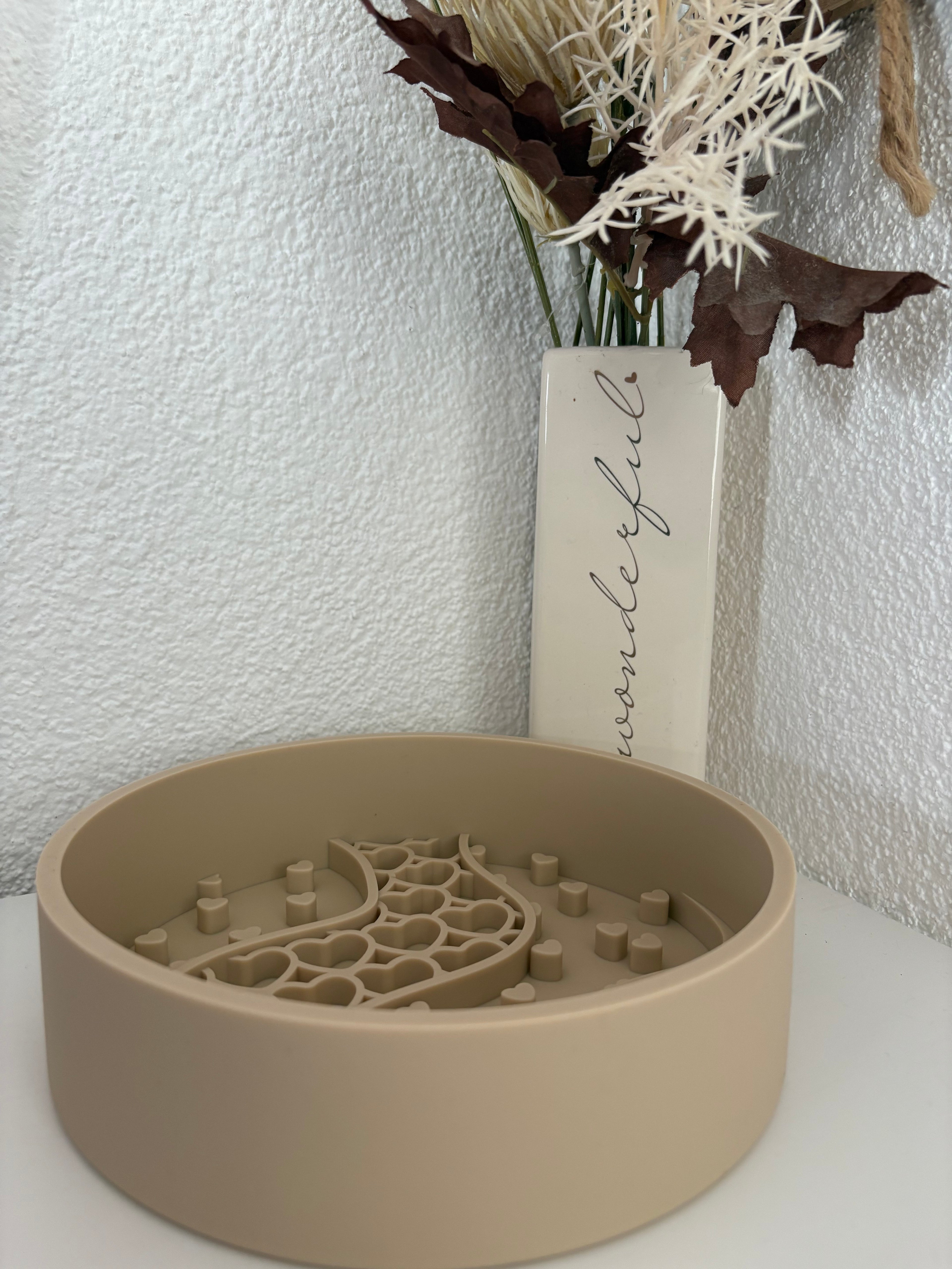 Silikon Slow Feeder - Milchkaffee