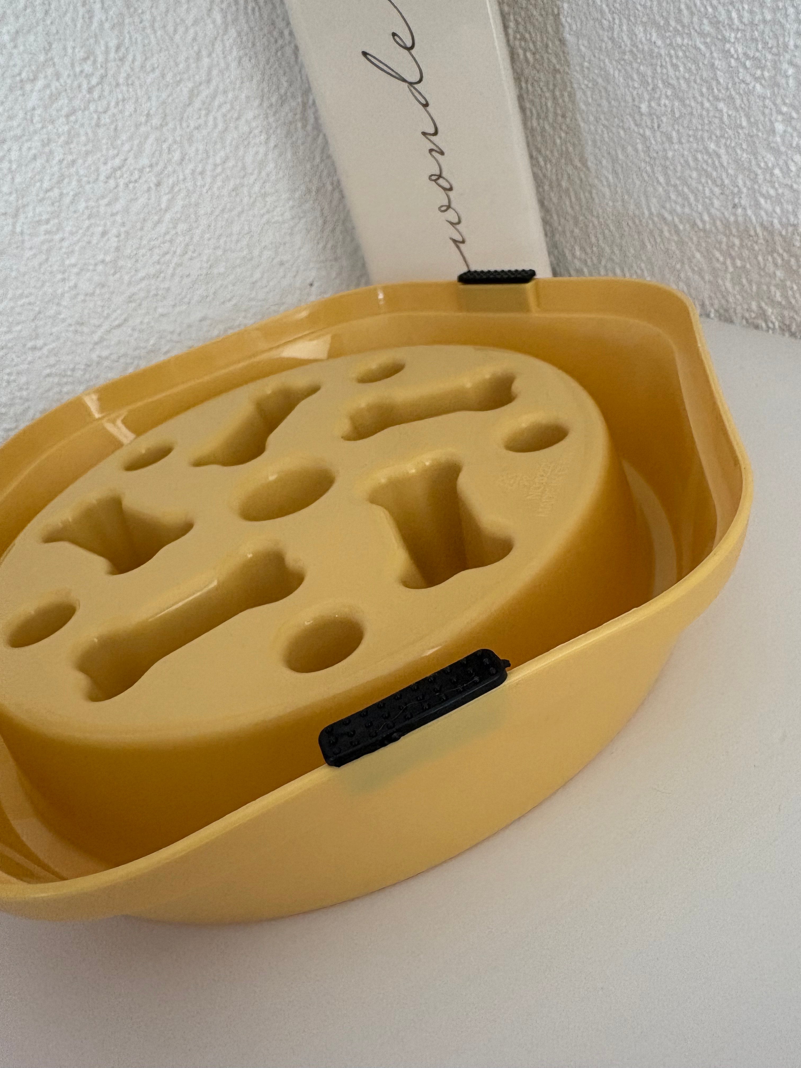 Slow Feeder Knochen - Gelb