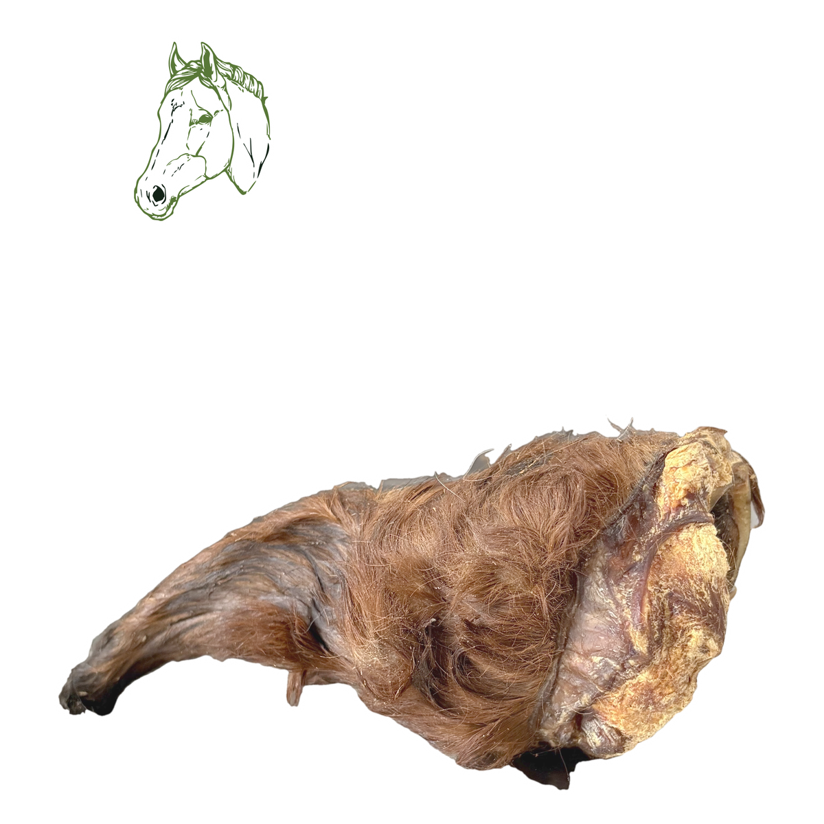 Pferdeohr mit Fell